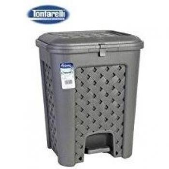 Tontarelli - Papelera c/Pedal 18l Arianna Grafito
