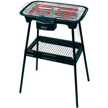 Barbacoa Grill Eléctrico Camry CR6612 con Patas Extraíbles y Regulador de Temperatura