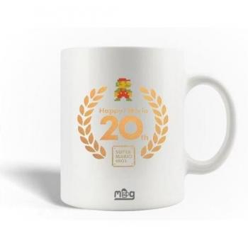 Taza de Cerámica Super Mario All Stars 20º - 30cl - Apta para Lavavajillas - Blanca