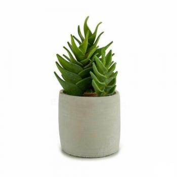 Ibergarden Planta Decorativa Suculenta Plástico 12 x 24 x 12 cm (6 Unidades) - Originalidad para Tu Hogar