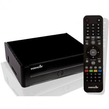 PoppStar MS 40 - Convertidor multimedia, HD, Android 2.2, negro