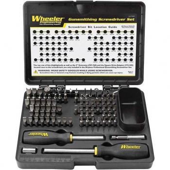 Wheeler Engineering Professional Gunsmithing Screwdriver Set 89 Pc