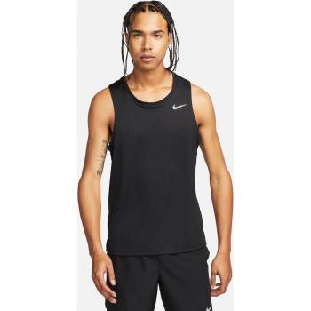 Camiseta de hombre Dri-FIT Miler Nike negra para running, talla XL