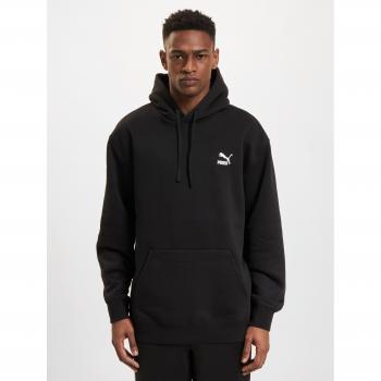 Puma Men's Classics Small Logo Black Hoodie