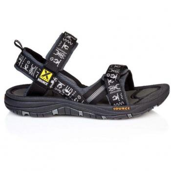 Sandalias Source Gobi Hombre Negro Gris Talla 41