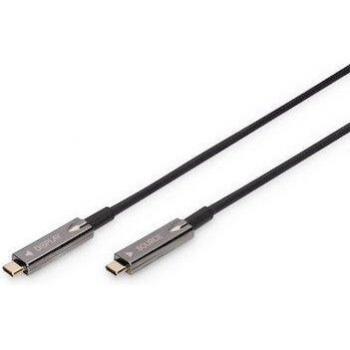 Cable USB Tipo-C AOC 4K 15m - Fibra Óptica, Soporte DisplayPort 1.2, USB 3.2 Gen 1, Plug&Play