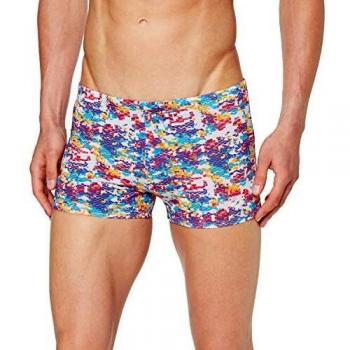 ARENA - Bañador Corto de Camuflaje para Hombre, Hombre, 001273, Mirtilla, Talla 30