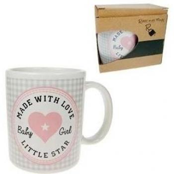 Pinkmarket - 25917.B Taza personalizada de goma - rubber 3D de desayuno y café. Mug Cup de desayuno con relieve para leche, agua, zumo de frutas. Diseño B en 4 colores