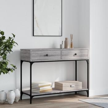 Consola Sonoma 100x34,5x75cm madera multicapa gris