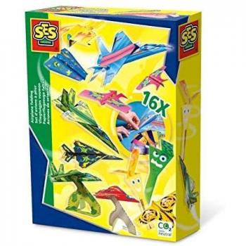 SES Creative- Set de Montaje de Aviones para niños SES, Multicolor