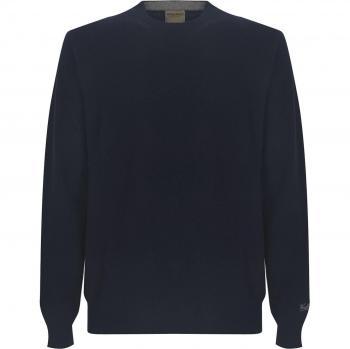 Woolrich Men's Navy Blue Crewneck Sweater, Size XL