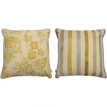 NAF NAF 2 Fundas de cojín de decoración BARCELONA 50x50 cm 85% algodón 15% poliéster. Fabricado en España