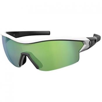 Scott Leap bicicleta gafas de lentes intercambiables color blanco/negro/verde Chrome Amplifier