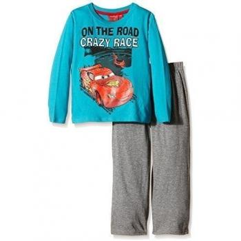 Disney Crazy Race Cars-Pijama Niños,    Turquoise