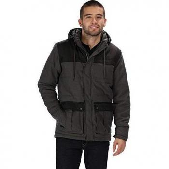 Regatta Arnau - Chaqueta térmica repelente al agua para hombre, Hombre, Chaquetas acolchadas, RMN132 69960, Imán/negro., M