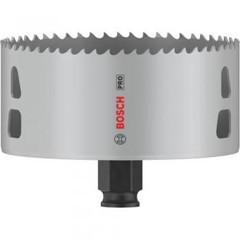 Sierra de corona PRO Multi Material Power Change Plus Bosch, 105 mm, para taladros/atornilladores, apta para madera blanda y cartón-yeso