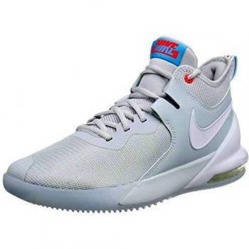 Nike Air MAX Impact, Zapatilla de Baloncesto para Hombre, Pure Platinum/White/Blue Fury/BRT Crimson/Aura, 42 EU