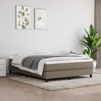 Colchón de Muelles Ensacados Vidaxl Gris Taupe 140x190x20 Cm