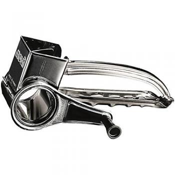 Moulinex Rallador de Quesos A45606 - Rallador de quesos de cocina manual de acero Inoxidable, resultado rápido y sin esfuerzo, empuñadura reversible, de color plata, limpieza fácil al lavavajillas