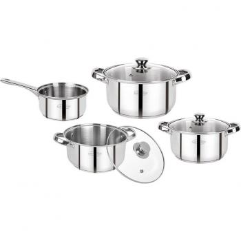 San Ignacio Set 7 piezas bateria de cocina acero inox Lexia