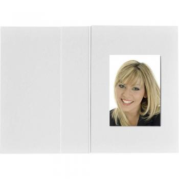Daiber 01021 - Marco (Color Blanco, Papel, 3,6 x 5 cm)