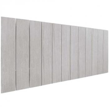 Cabecero de Madera Reciclada DM Estilo Palet Vertical con Herrajes Incluidos (90 cm, Ártico)