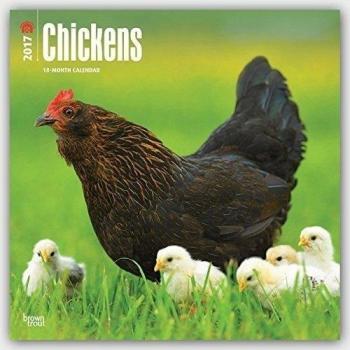 Chickens - Hühner 2017 - 18-Monatskalender: Original BrownTrout-Kalender
