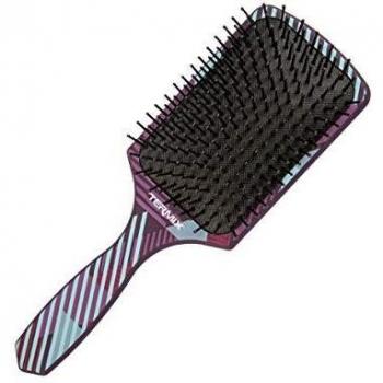 Termix Cepillo de pelo neumático para desenredar, color lila - Raqueta 80's Edición Limitada, con púas flexibles de nylon