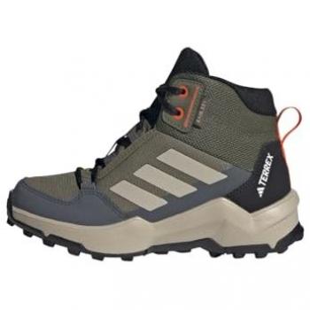 Adidas Terrex AX4R Mid Rain.Rdy Bota de Trekking para Niño, Color Verde, Talla 39, Zapatillas Medias No de Fútbol