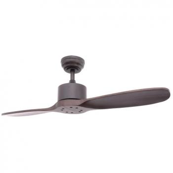 Ventilador de techo Sulion 2174808 Duplo Marrón, ventilador de techo silencioso para exterior, con palas de madera, diámetro de 106 cm