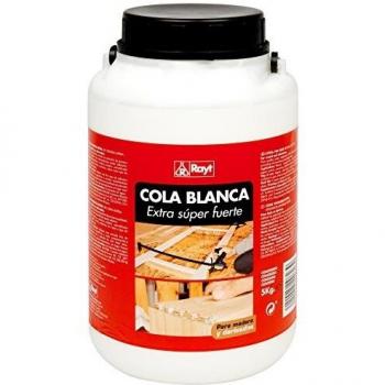 Rayt | Cola blanca extra rápida múltiples usos: madera, papel, cartón, cerámica y todo tipo de materiales porosos | 5kg | Ref. 296-23