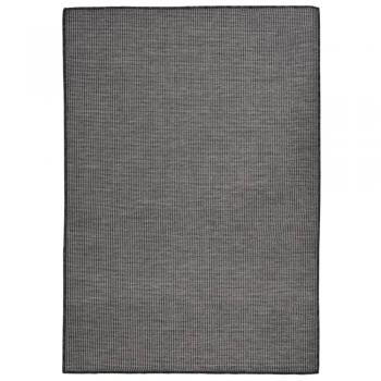 Alfombra de exterior de tejido plano 160x230 cm Gris