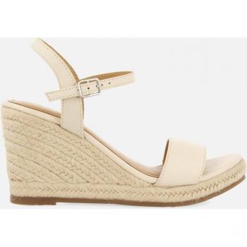 Sandalia Gioseppo Zhepe de Piel Off-white con Cuña de Yute para Mujer