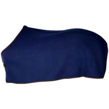 PFIFF Pferde Fleecedecke, blau, 145 cm, 002037-20-145