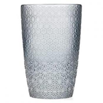 Set de 6 Vasos Altos Ikonic Bidasoa Gris Vidrio 350 ml