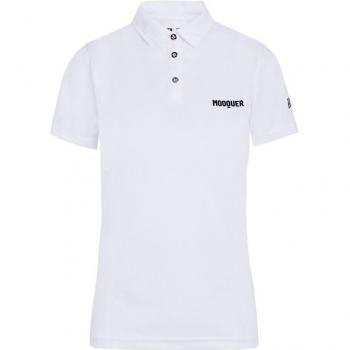 Polo Técnico Camiseta Técnica Casual Blanco Mujer White Crew Mooquer