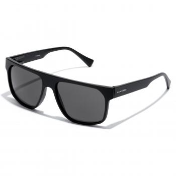 HAWKERS CHEEDO Polarized Gafas de Sol Unisex, Montura Rectangular en Negro, Cristal Polarizado