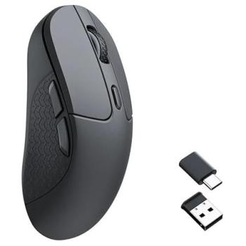 Ratón Inalámbrico Keychron M3 Lite 1K - Sensor PixArt 3311, Conexión 2.4GHz/Bluetooth/USB, Ergonómico, DPI 12000, Batería de