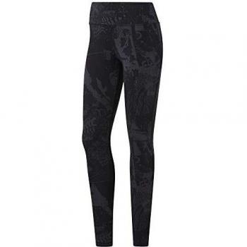 Reebok Cbt Luxbold Jacquardtight Mallas, Mujer, Negro, XL