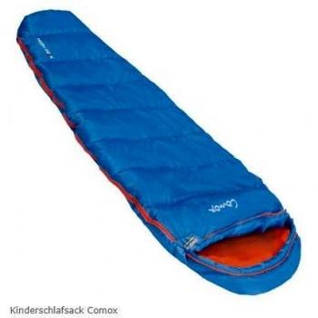 Saco de dormir High Peak Comox celeste-naranja +10C infantil