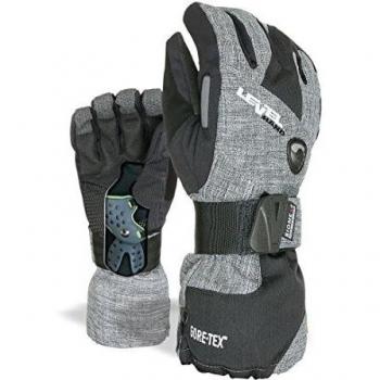 Level Guantes de Gore-Tex para Hombre, Color Antracita, 7,5 m