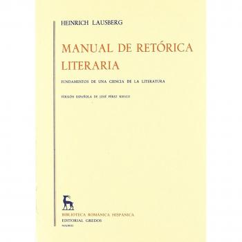 Manual retorica literaria vol. 1: Fundamentos de una ciencia de la literatura: 151