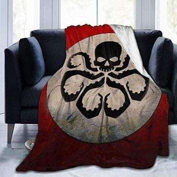 Lsjuee Hydra Blanket Franela Microfibra Mantas de Tiro Super Suave Fuzzy Luxury Adecuado para Cama Sofá Viaje Four Seasons Manta 80 x 60 Pulgadas