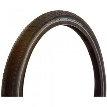 Schwalbe Fahrradreifen Big Apple HS 430 Raceguard Performance Drahtreifen Reflex Neumáticos para Bicicleta, Unisex, Negro/Negro, 26 x 2,3