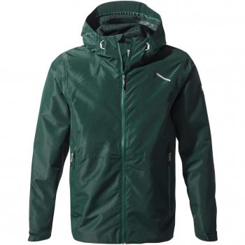 Craghoppers Balla Chaqueta Impermeable, Hombre, Verde Montaña, S