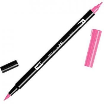 Tombow - Rotulador de punta doble, color rosa