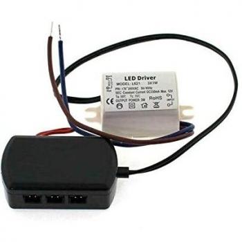 LED Driver DC12V/3x1W/330mA + distribuidor 3x