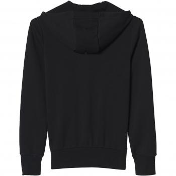 adidas YG 3S FZ HD Sudadera, Niñas, Negro / Blanco, 116