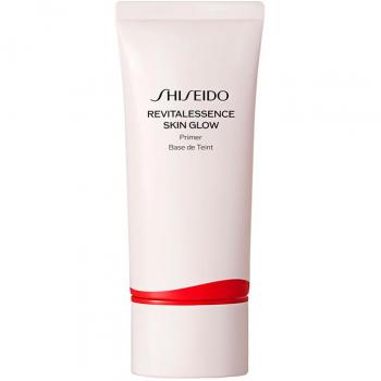 Shiseido Revitalessence Skin Glow Primer SPF 25 - Prebase iluminadora facial, 30 ml, con protección solar SPF 25