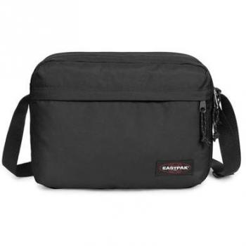 Bandolera Eastpak Crosser negra, tipo de producto: bandolera, características: material resistente, diseño moderno, compartimento principal con cierre, correa ajustable para el hombro, bolsillo frontal con cremallera